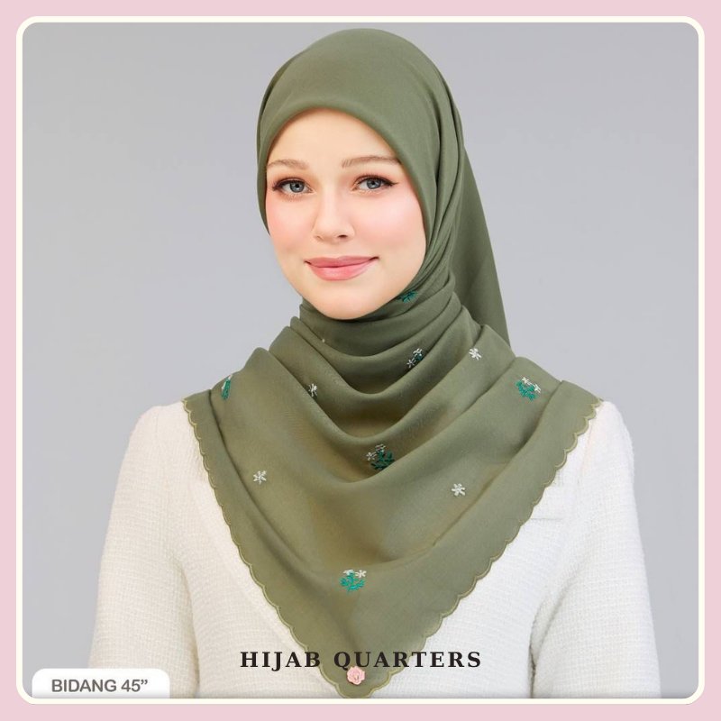 Sulam Embun Collection (Army Green)